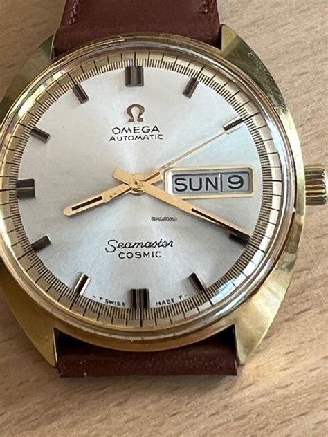 omega seamaster cosmic gold plated|Omega Seamaster cosmic 1968 price.